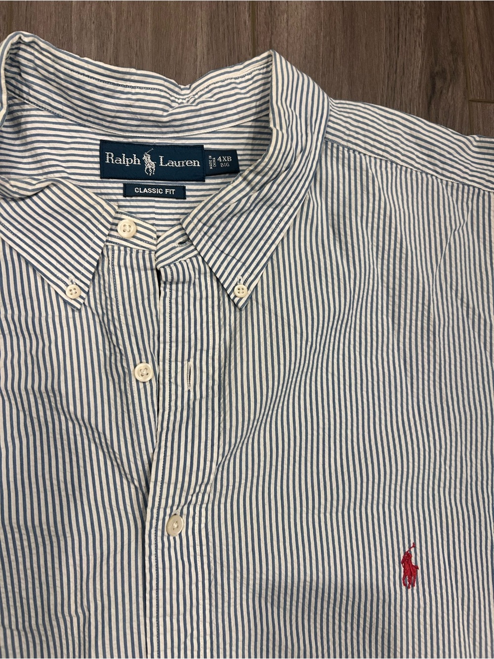 Big & Tall Ralph Lauren 4X short sleeve shirt